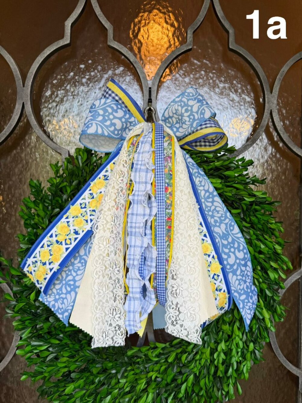 Outdoor Summer Wreath Bows